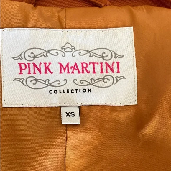 Pink Martini Terracotta belted Trench Coat Size X-Small will fit Small to Medium - Picture 13 of 17